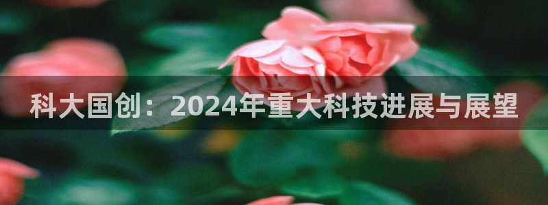 科大国创：2024年重大科技进展与展望